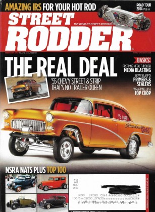 STREET RODDER 2014 FEB - MEDIA BLASTING, HOW TO PRIME & SEAL, '55 CHEVY S&S